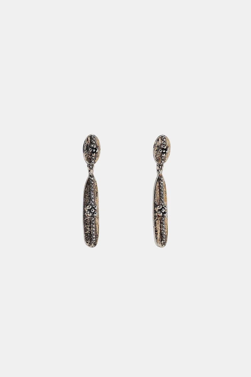 SPARKLY METAL EARRINGS