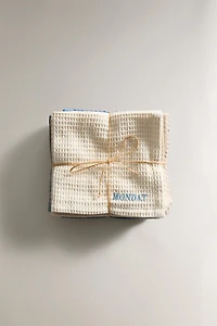 WEEKLY KITCHEN TOWEL (SET OF 7)