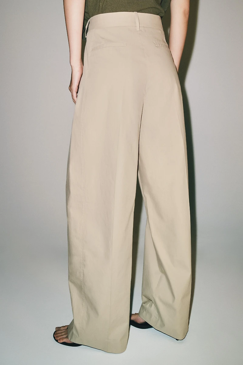 ZW COLLECTION POPLIN PANTS