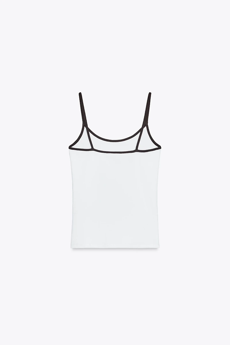 CONTRAST TANK TOP
