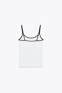 CONTRAST TANK TOP