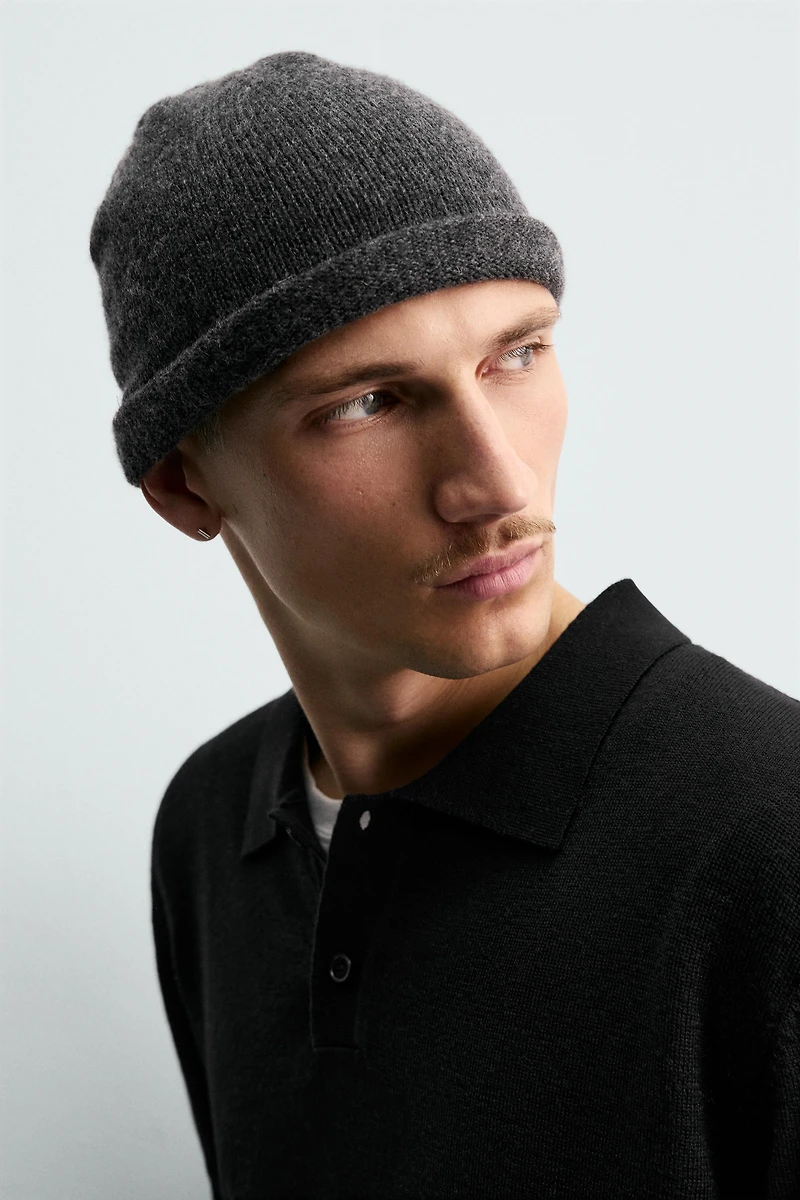 BONNET EN MAILLE 100% CACHEMIRE