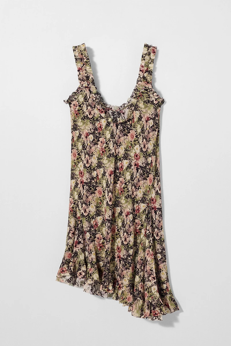 SILK PRINT DRESS KATE MOSS X ZARA
