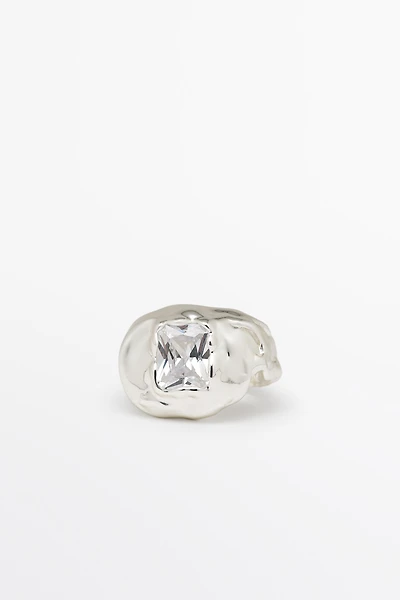 Bague effet fondu brillant