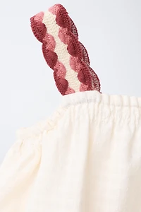 CROCHET POCKET JUMPSUIT