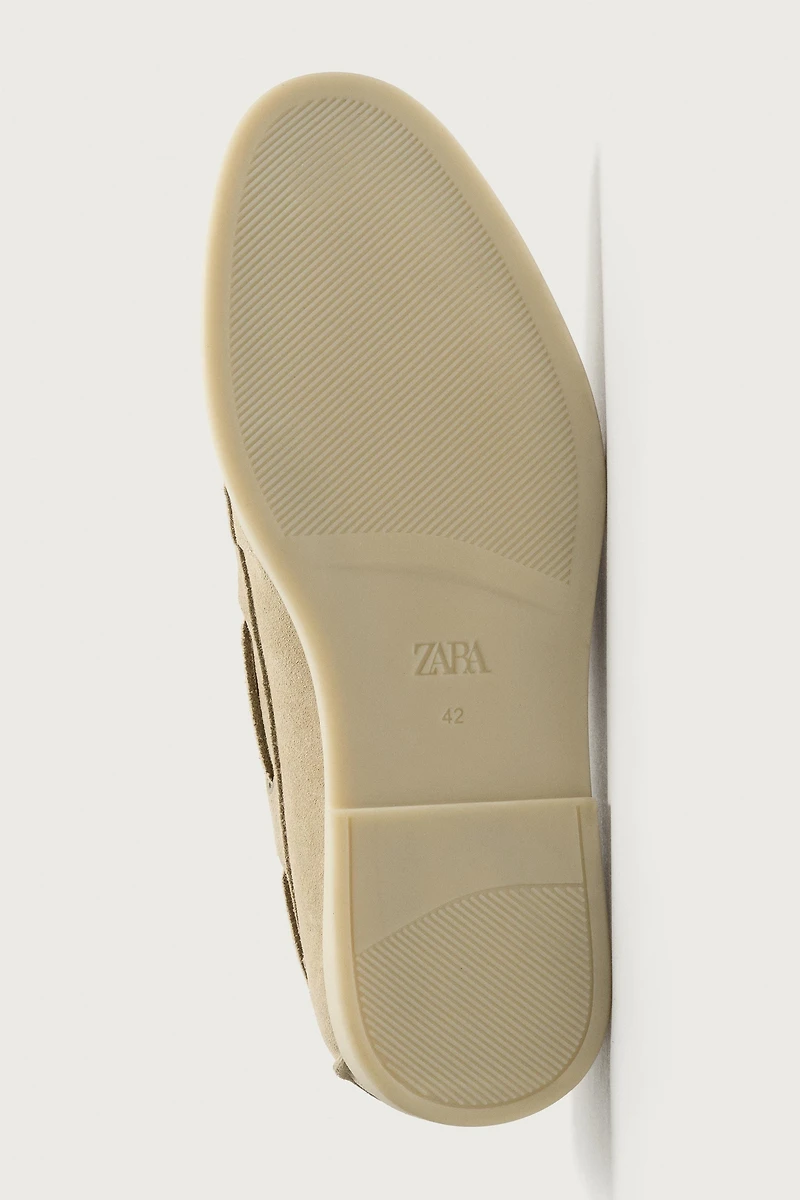 LEATHER BOAT SHOES