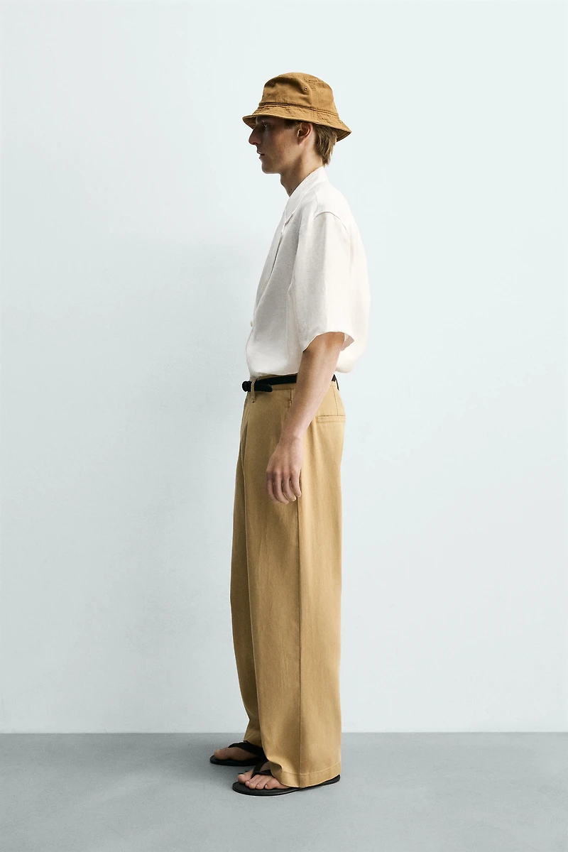 100% LINEN KIMONO SHIRT