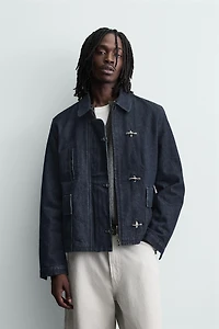 DENIM FIREMAN CLASP JACKET