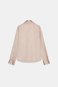 METALLIC THREAD APPLIQUÉ BLOUSE
