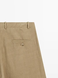 Bermuda shorts with crossover fastening - STUDIO