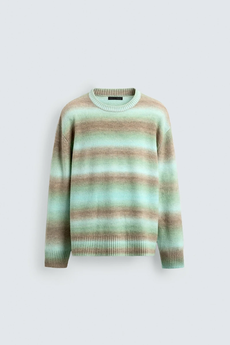 TEXTURED STRIPED JUMPER