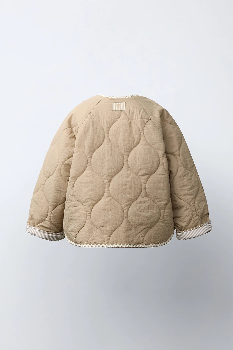 HEART QUILTED JACKET