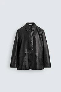 SURCHEMISE RELAXED FIT MATIÈRE SYNTHÉTIQUE