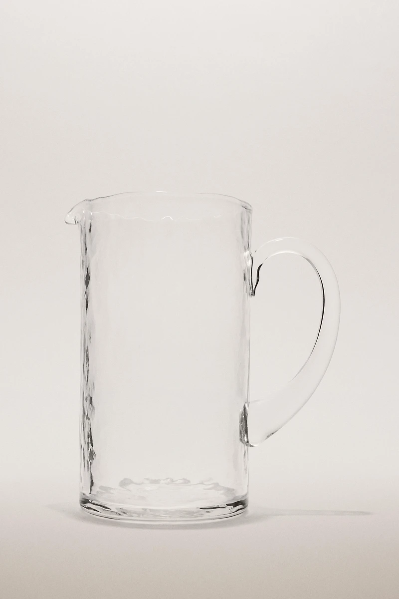 PICHET VERRE MARTELÉ