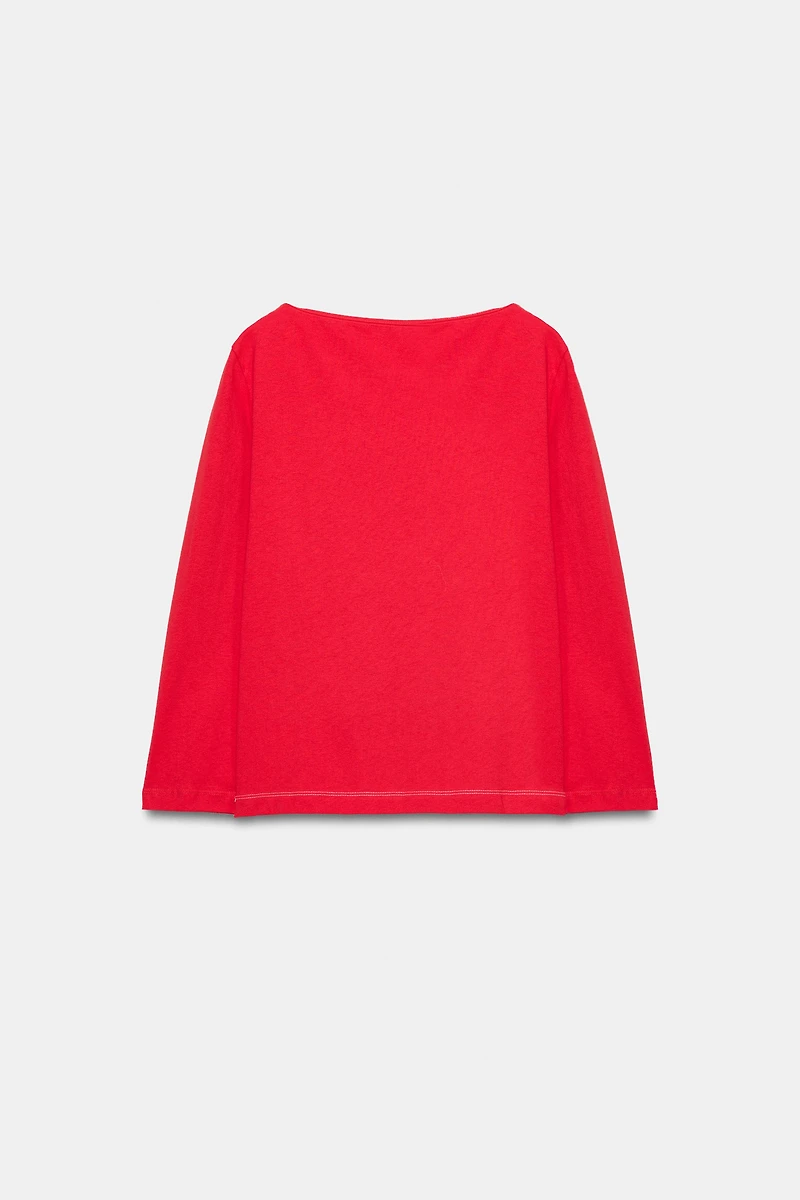 COMBINATION RAGLAN SLEEVE T-SHIRT