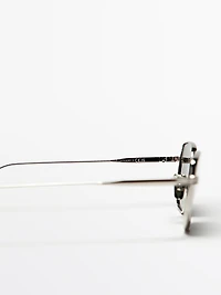 Square metal sunglasses