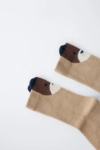 BEAR FACE SOCKS