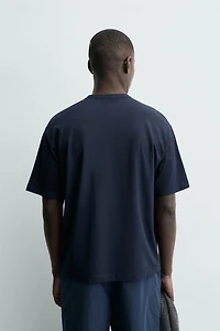 CONTRAST FLOWY PAJAMA SET