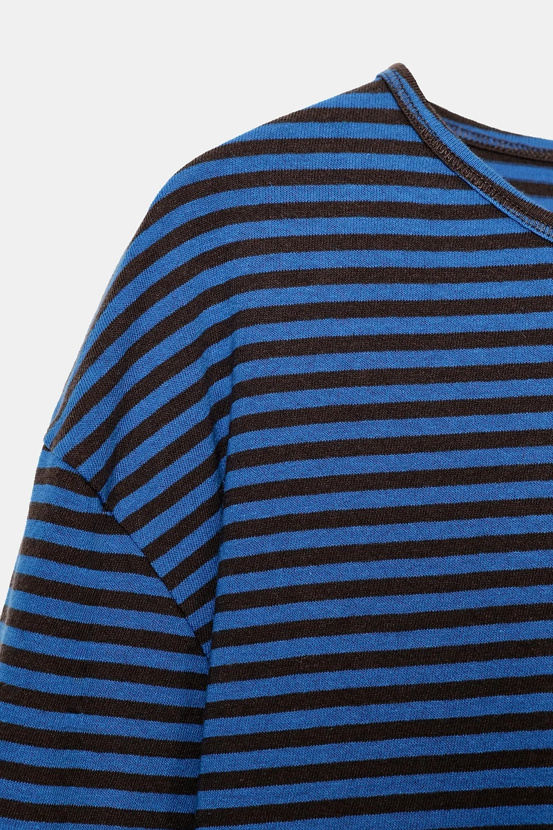 STRIPED LONG SLEEVE T-SHIRT