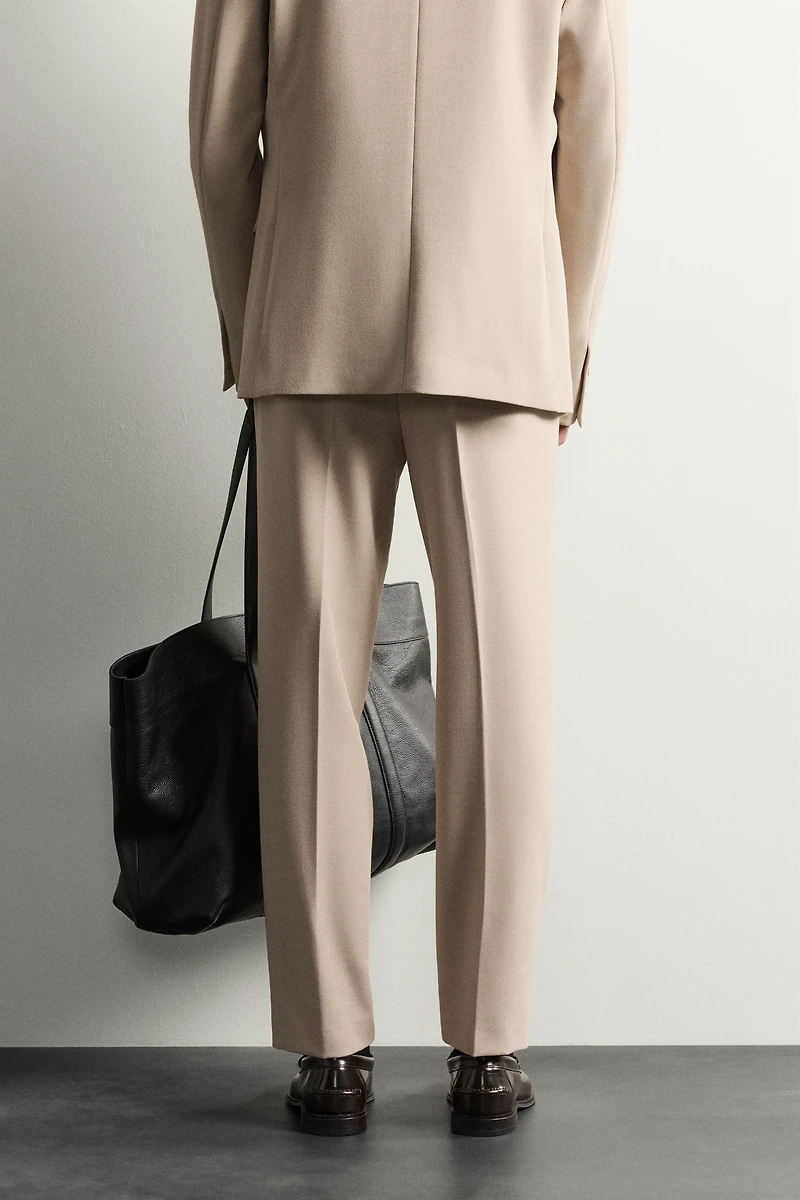 SLIM FIT SUIT PANTS