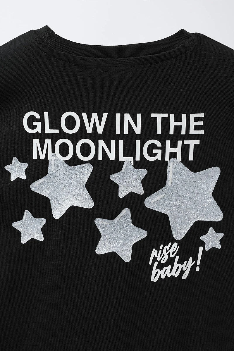 SHINY RUBBERIZED PATCH T-SHIRT