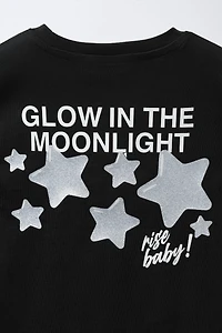 SHINY RUBBERIZED PATCH T-SHIRT