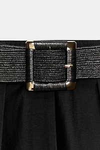 MIDI SKIRT WITH BELT