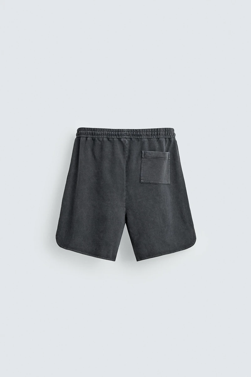 WASHED JOGGER SHORTS