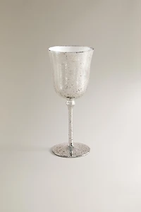 VERRE À PIED EN VERRE MERCURISÉ NOËL