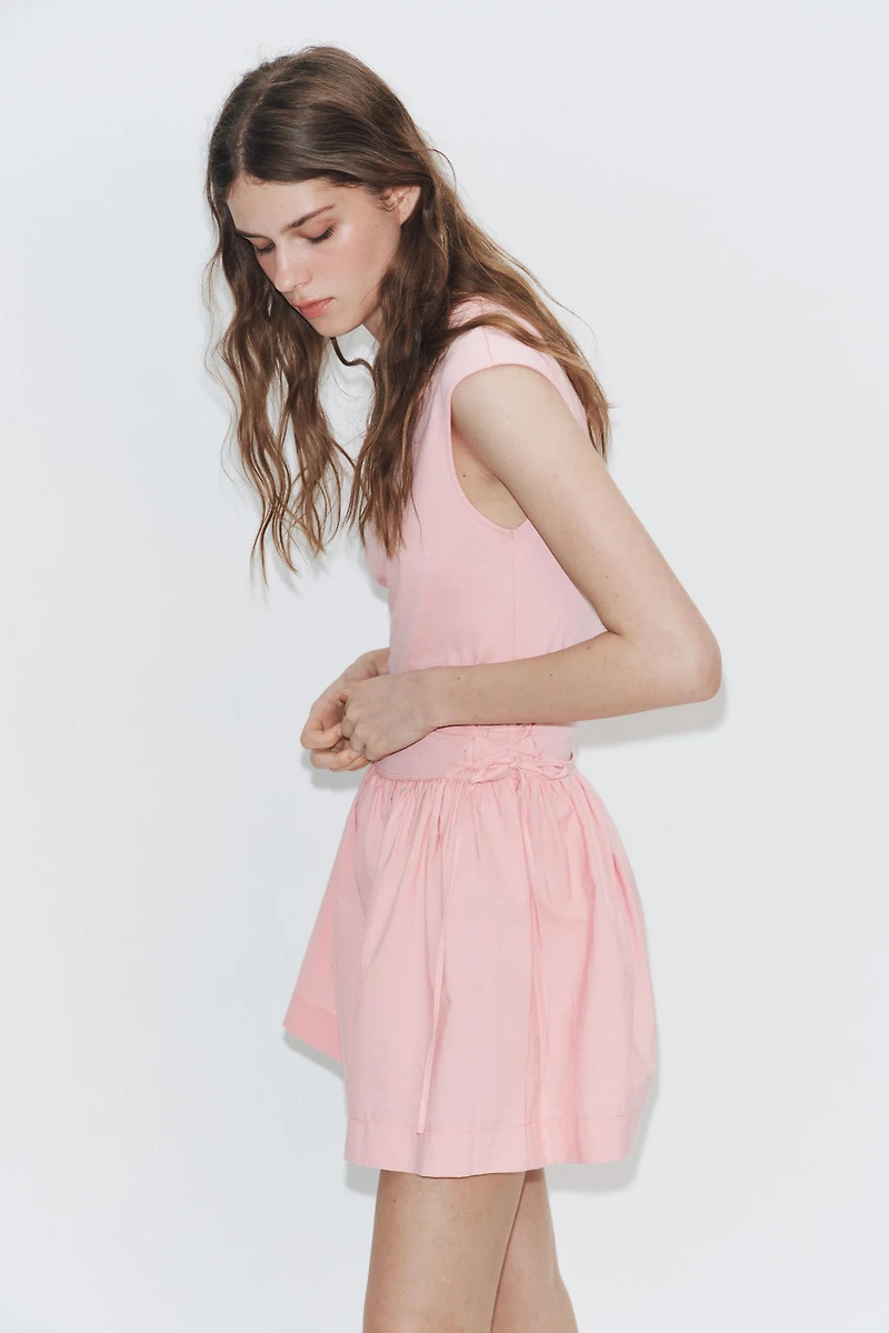 SHORT COMBINATION DRESS