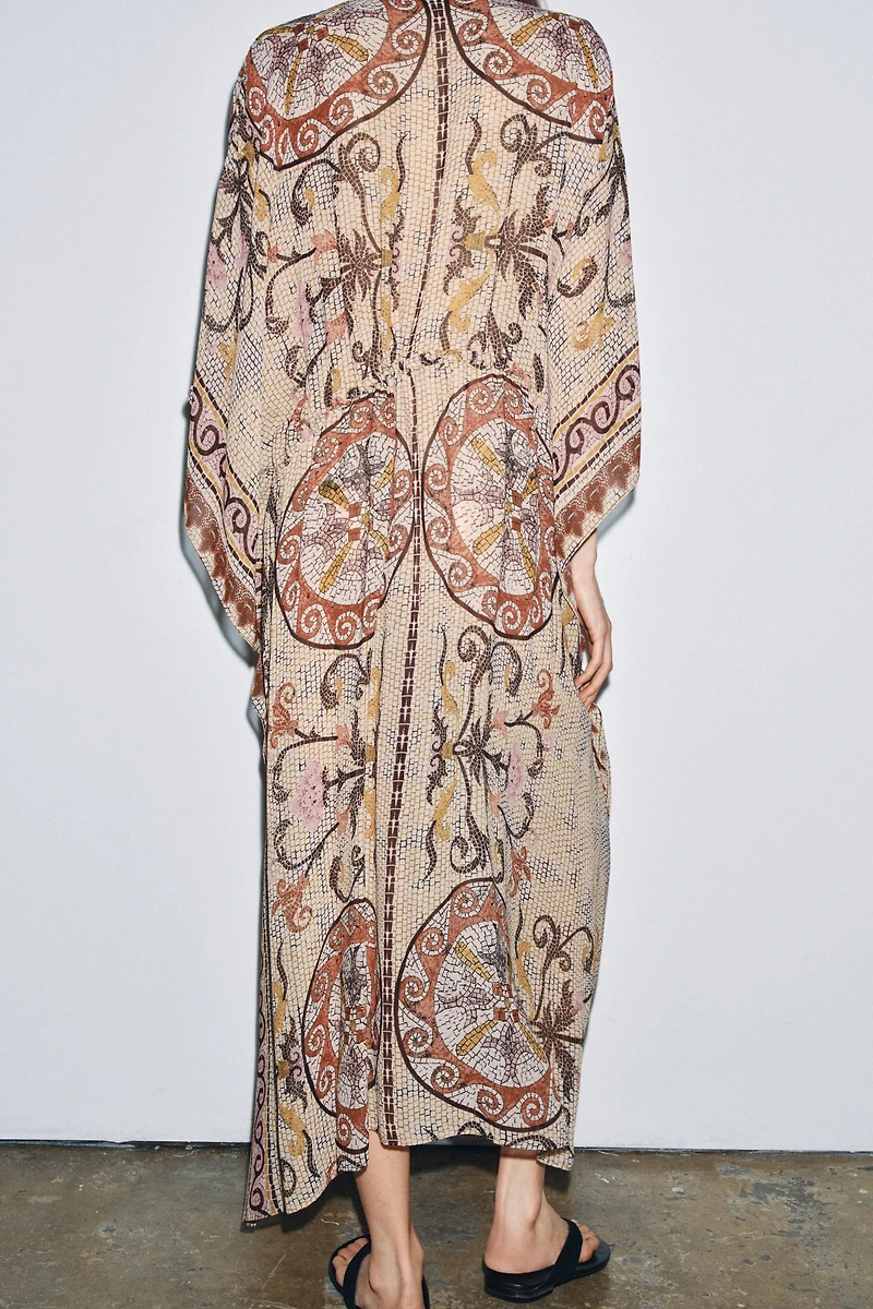 ZW COLLECTION PRINTED TUNIC DRESS