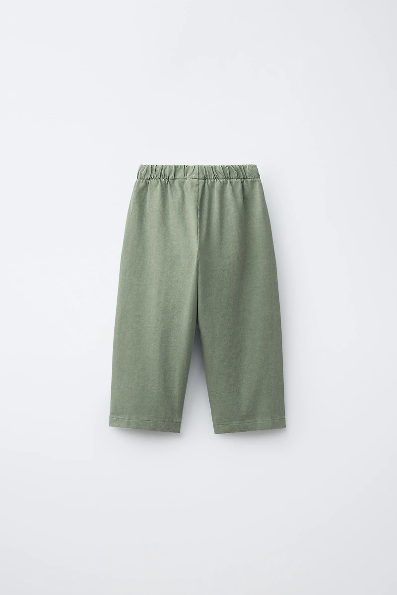 PANTALON BAGGY EN JERSEY ÉPAIS