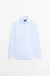 Slim fit 100% cotton shirt
