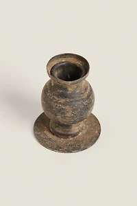 TALL IRON CANDLEHOLDER