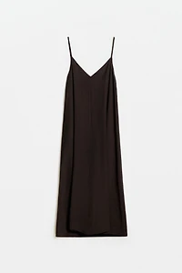 SATIN BEACH DRESS