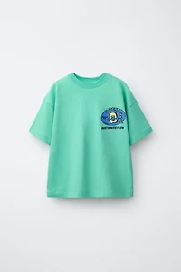 T-SHIRT À IMPRIMÉ EN RELIEF