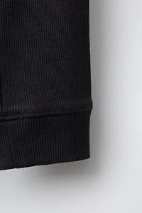 RIBBED LEGGINGS WITH BUTTONS