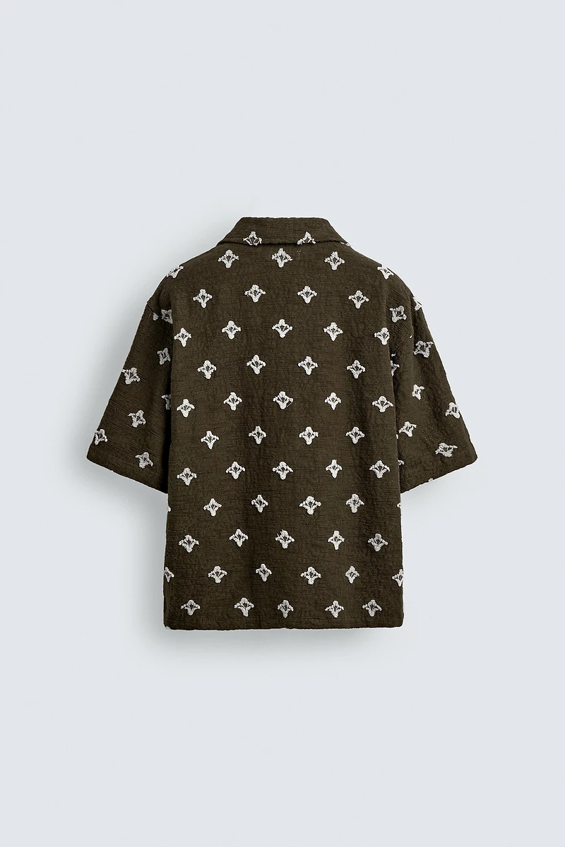 TEXTURED JACQUARD SHIRT