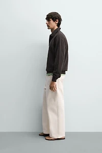 ZIP POLO SWEATSHIRT