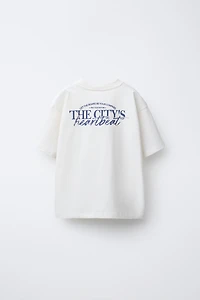 T-SHIRT À INSCRIPTION IMPRIMÉE