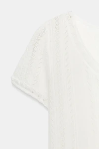 POINTELLE KNIT TOP