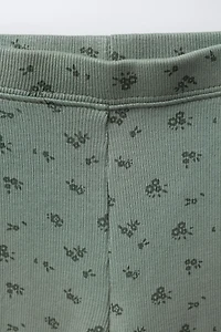 FLORAL SWEATSHIRT AND LEGGINGS SET