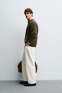 PULL EN JACQUARD À CARREAUX