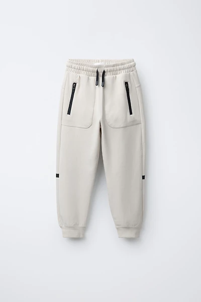 INTERLOCK SPORTY JOGGER PANTS
