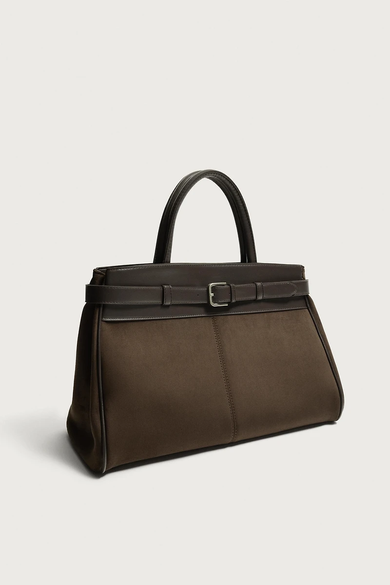 BELT DETAIL HANDBAG
