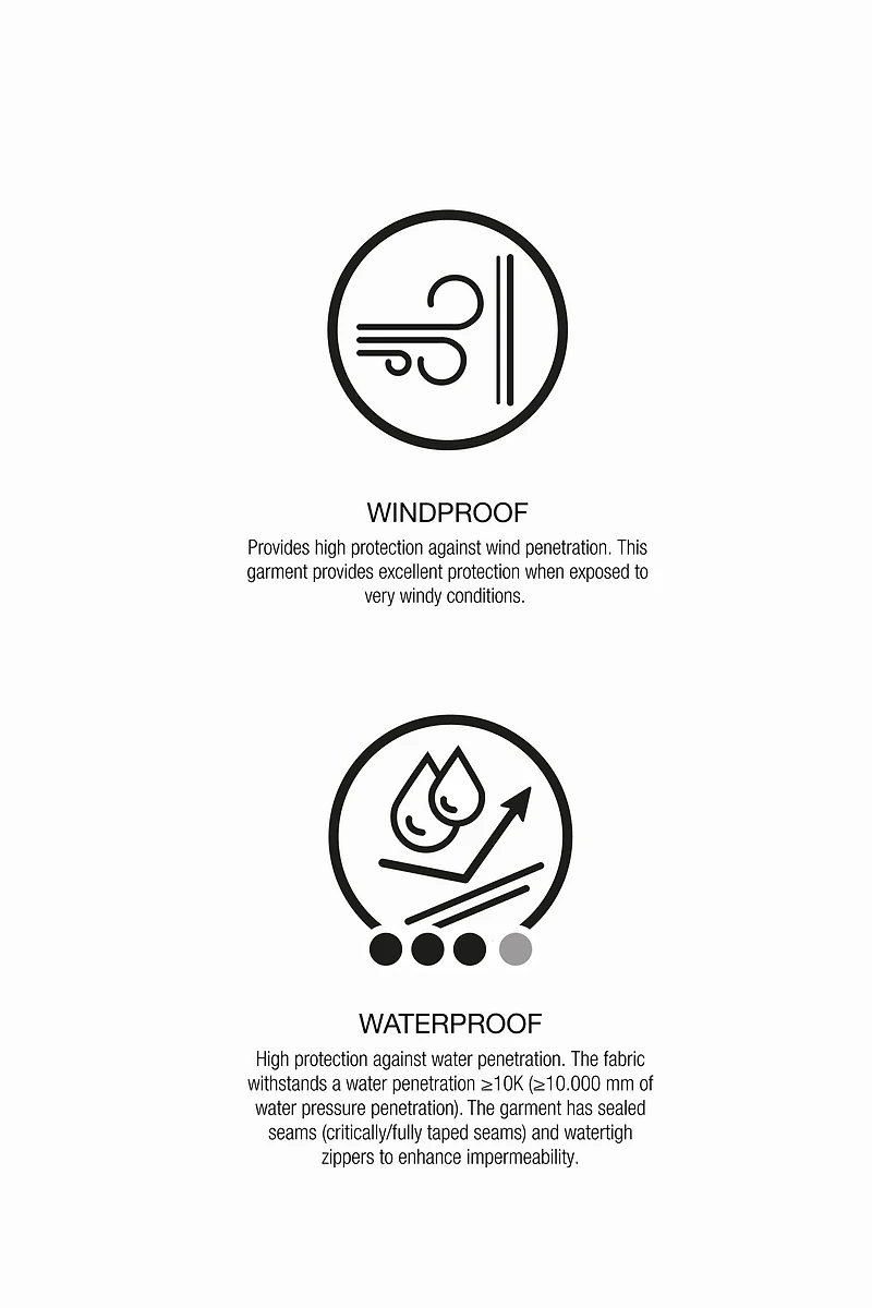 WATERPROOF AND WINDPROOF BRACE SKI PANTS WITH RECCO® SYSTEM