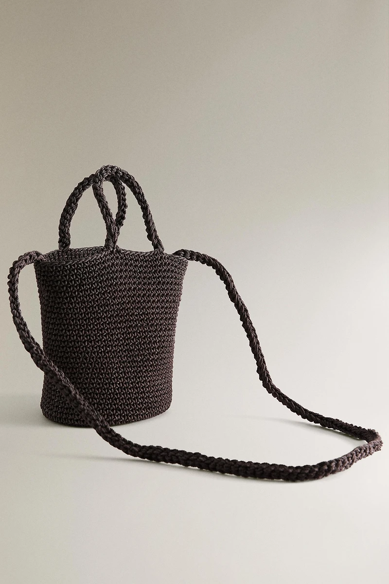MINI SAC EFFET TRESSÉ