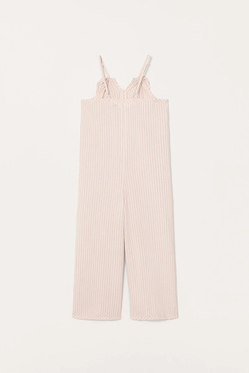 LIMITED EDITION STRIPED LONG JUMPSUIT