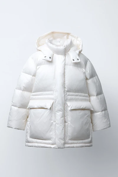 WATER REPELLENT FEATHER AND DOWN JACKET