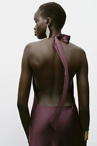 ROBE MIDI HALTER
